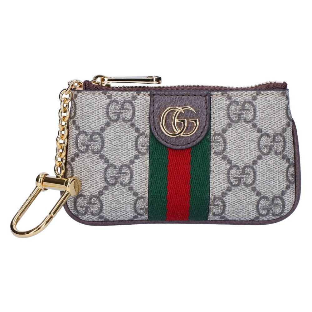 グッチ GUCCI コインケース キーケース OPHIDIA オフィディア 671722 96IWG 8745 ベージュ＆エボニー