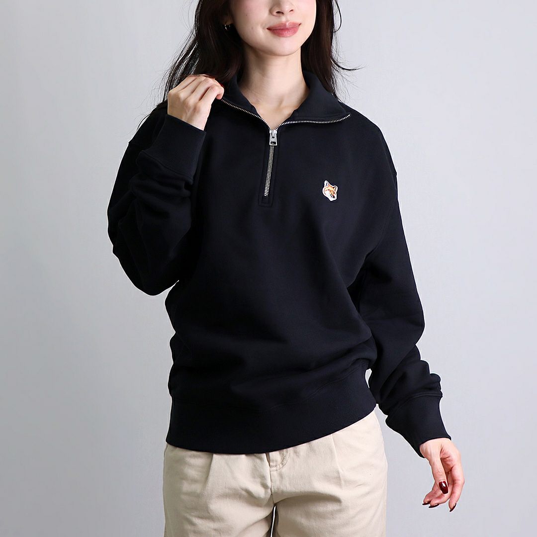 美品 メゾンキツネ MAISON KITSUNE スウェット トレーナー ロング  
