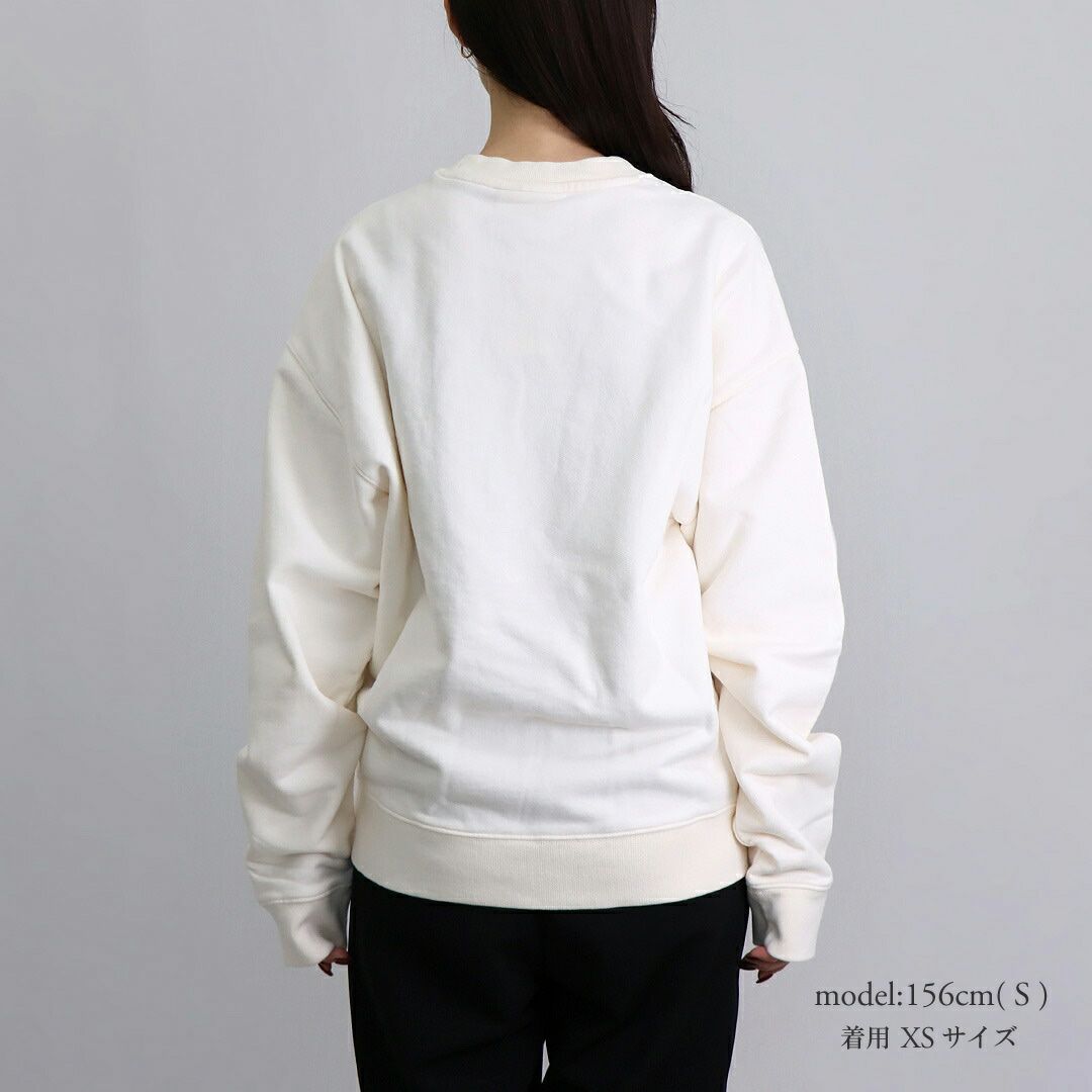 メゾンキツネ MAISON KITSUNE メンズ レディース スウェットトレーナー リラックス スウェットシャツ カフェ キツネ CKMU00301KM0330 P709 TAPIOCA