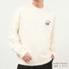 メゾンキツネ MAISON KITSUNE メンズ レディース スウェットトレーナー リラックス スウェットシャツ カフェ キツネ CKMU00301KM0330 P709 TAPIOCA