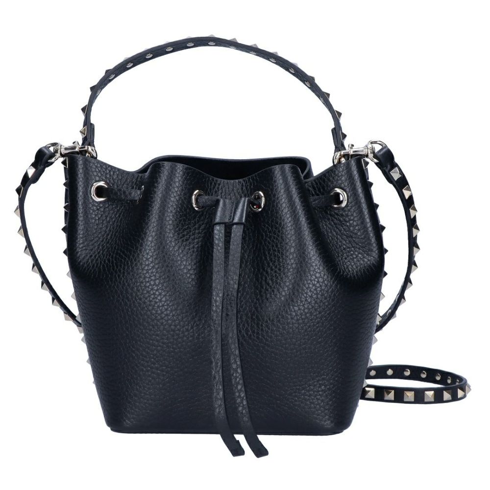 ヴァレンティノ バレンティノガラバーニ ガラヴァーニ VALENTINO GARAVANI 2WAYバッグ ロックスタッズ バケットバッグ 5W2B0L31VSF 0NO NERO