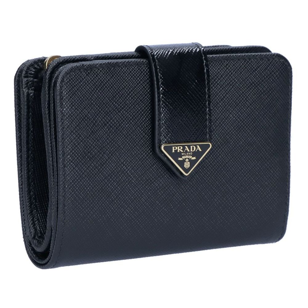 プラダ PRADA 折財布 二つ折り財布 SAFFIANO TAB LU 1ML018 2C7X F0002 