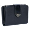 プラダ PRADA 折財布 二つ折り財布 SAFFIANO TAB LU 1ML018 2C7X F0002 NERO