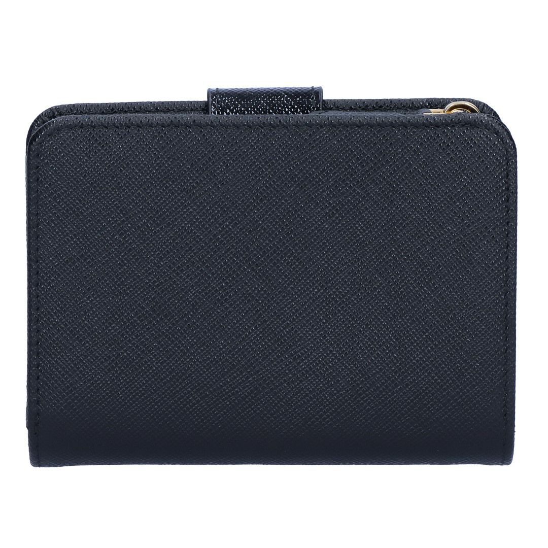 プラダ PRADA 折財布 二つ折り財布 SAFFIANO TAB LU 1ML018 2C7X F0002 NERO