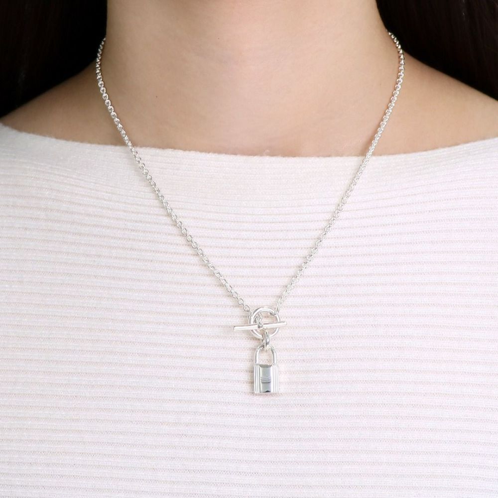 エルメス HERMES ネックレス アミュレットカデナ H121331B SILVER