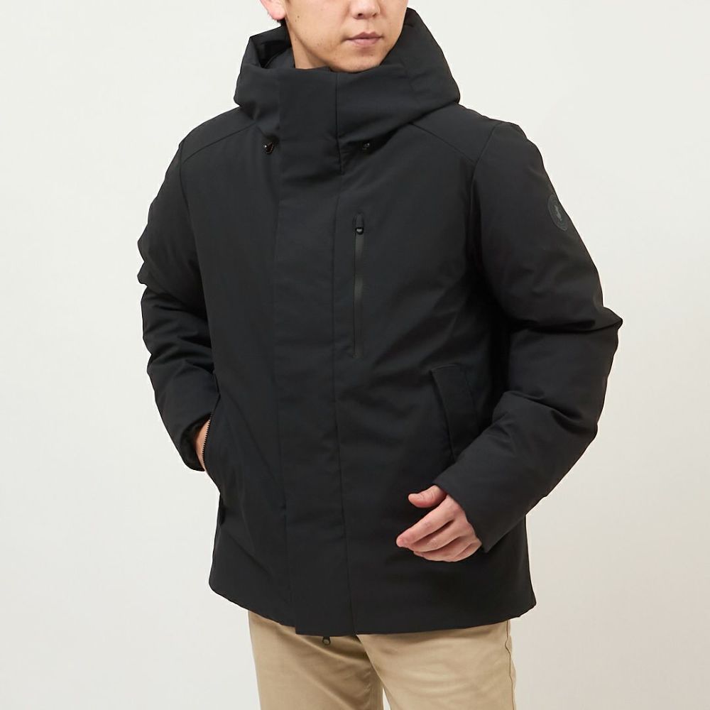 セーブザダック SAVE THE DUCK メンズ 中綿ジャケット 中綿ブルゾン エコダウン ULMUS P31387M 10000 BLACK