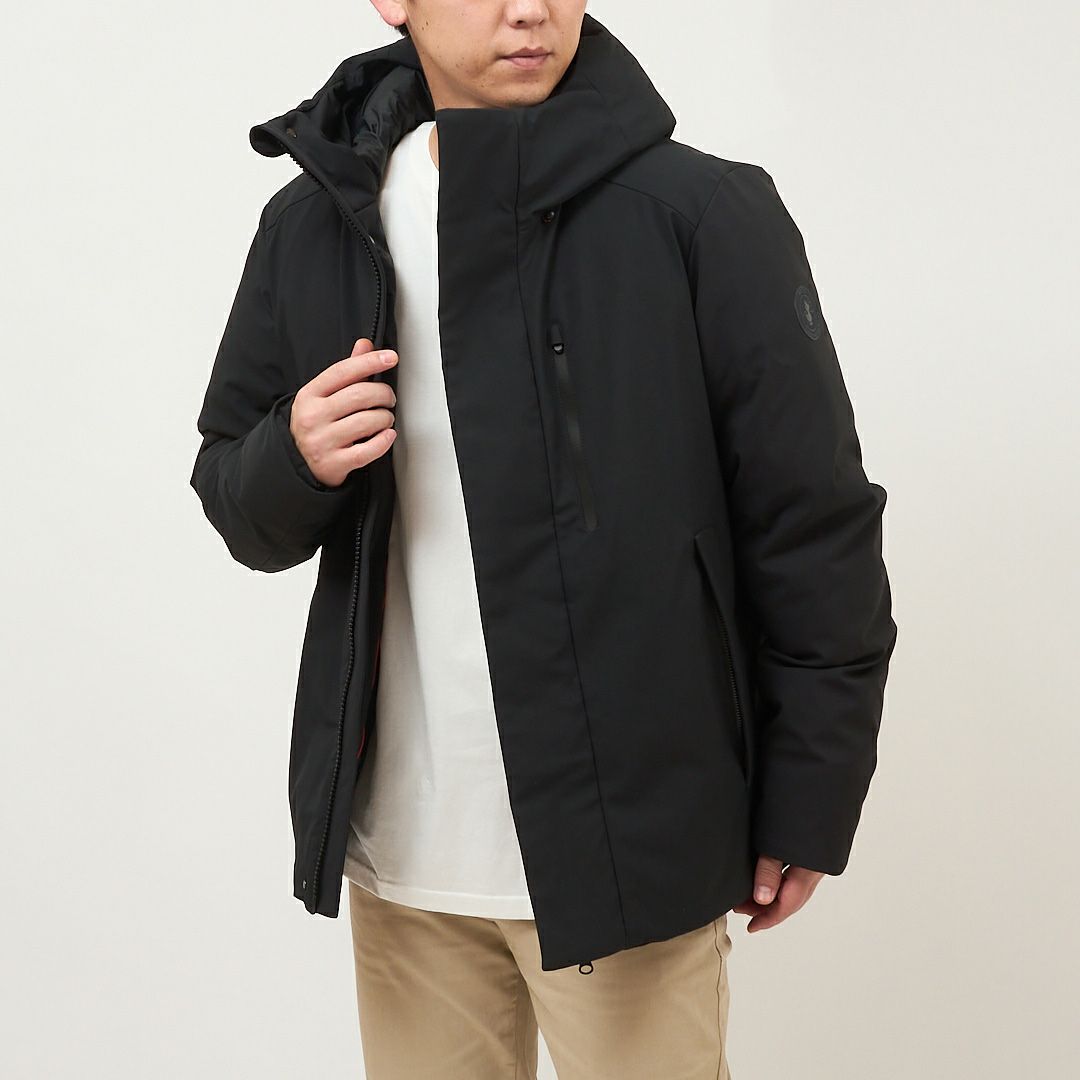 セーブザダック SAVE THE DUCK メンズ 中綿ジャケット 中綿ブルゾン エコダウン ULMUS P31387M 10000 BLACK