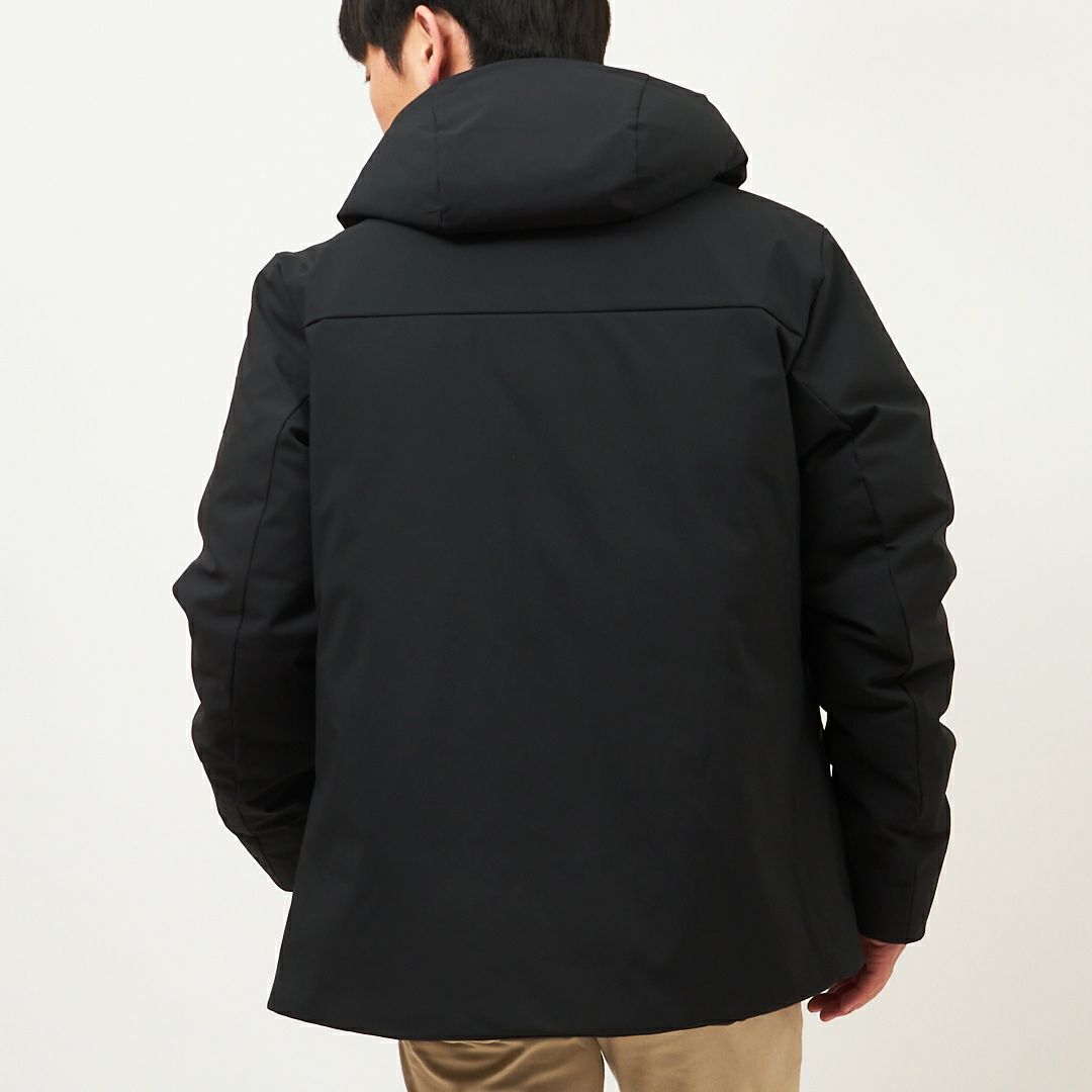 セーブザダック SAVE THE DUCK メンズ 中綿ジャケット 中綿ブルゾン エコダウン ULMUS P31387M 10000 BLACK