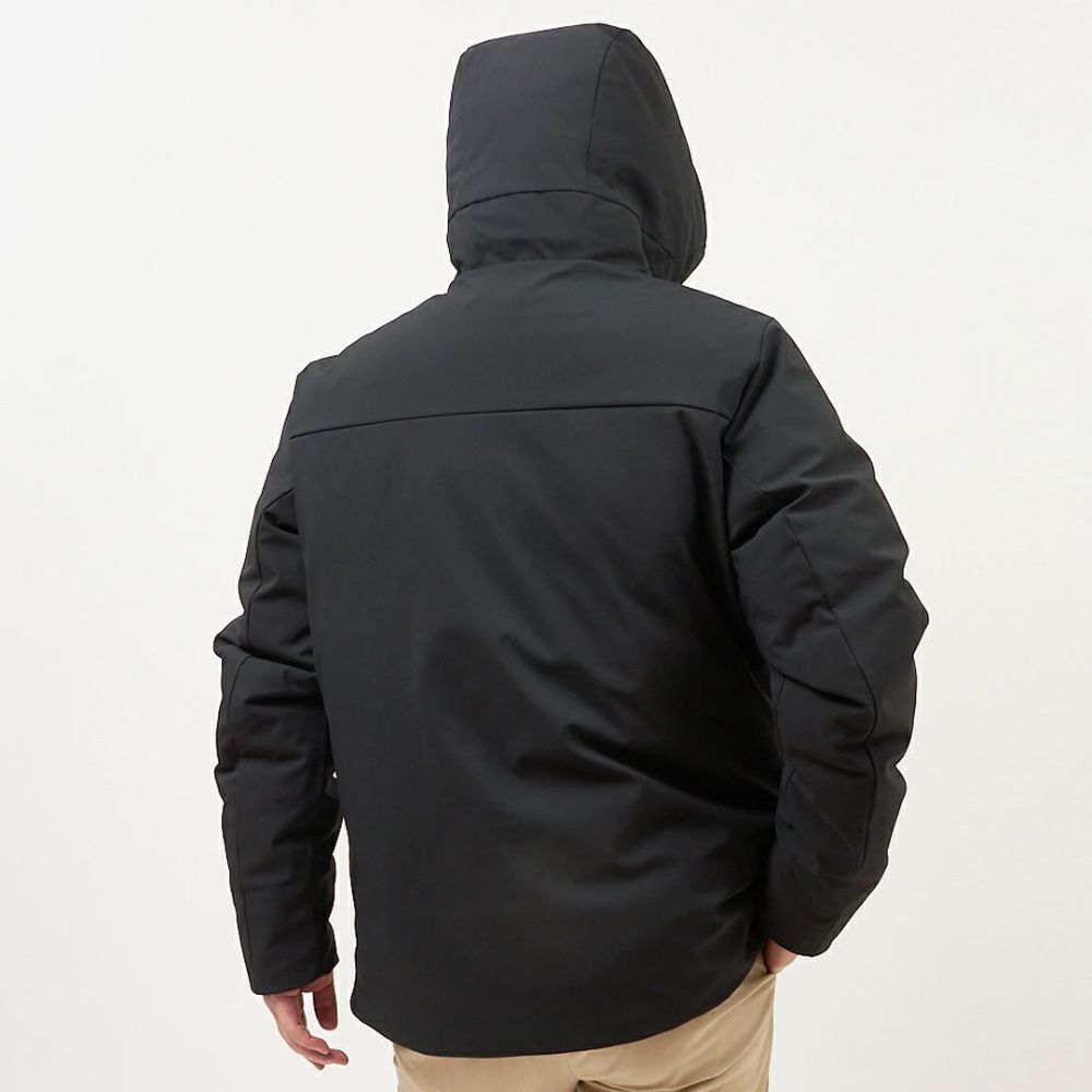 セーブザダック SAVE THE DUCK メンズ 中綿ジャケット 中綿ブルゾン エコダウン ULMUS P31387M 10000 BLACK