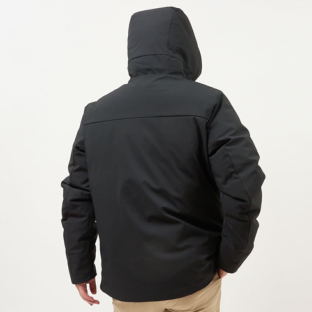 セーブザダック SAVE THE DUCK メンズ 中綿ジャケット 中綿ブルゾン エコダウン ULMUS P31387M 10000 BLACK