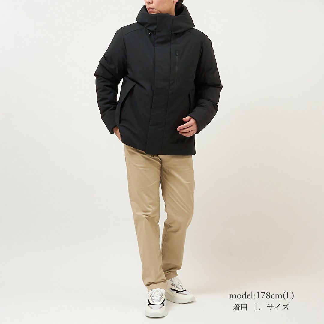 セーブザダック SAVE THE DUCK メンズ 中綿ジャケット 中綿ブルゾン エコダウン ULMUS P31387M 10000 BLACK