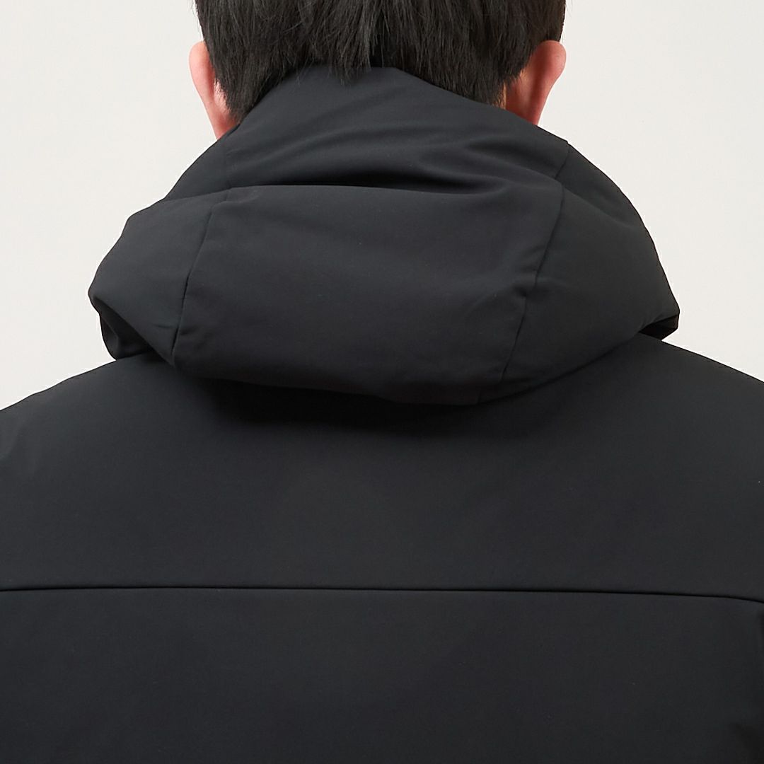 セーブザダック SAVE THE DUCK メンズ 中綿ジャケット 中綿ブルゾン エコダウン ULMUS P31387M 10000 BLACK