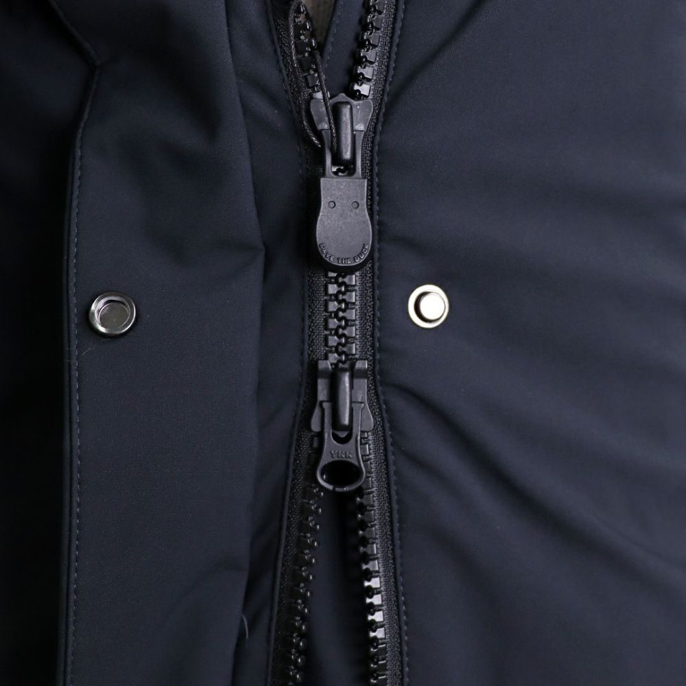 セーブザダック SAVE THE DUCK レディース エコダウン ダウンコート SAMANTAH P42800W 10000 ブラック フェイクファー エコファー ブラック