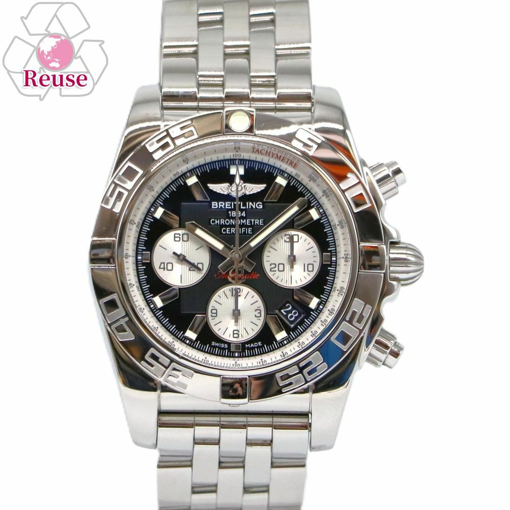 【リユース品】 ブライトリング BREITLING 腕時計 メンズウォッチ クロノマット 44 AB0110 シルバー 【お取り寄せ】