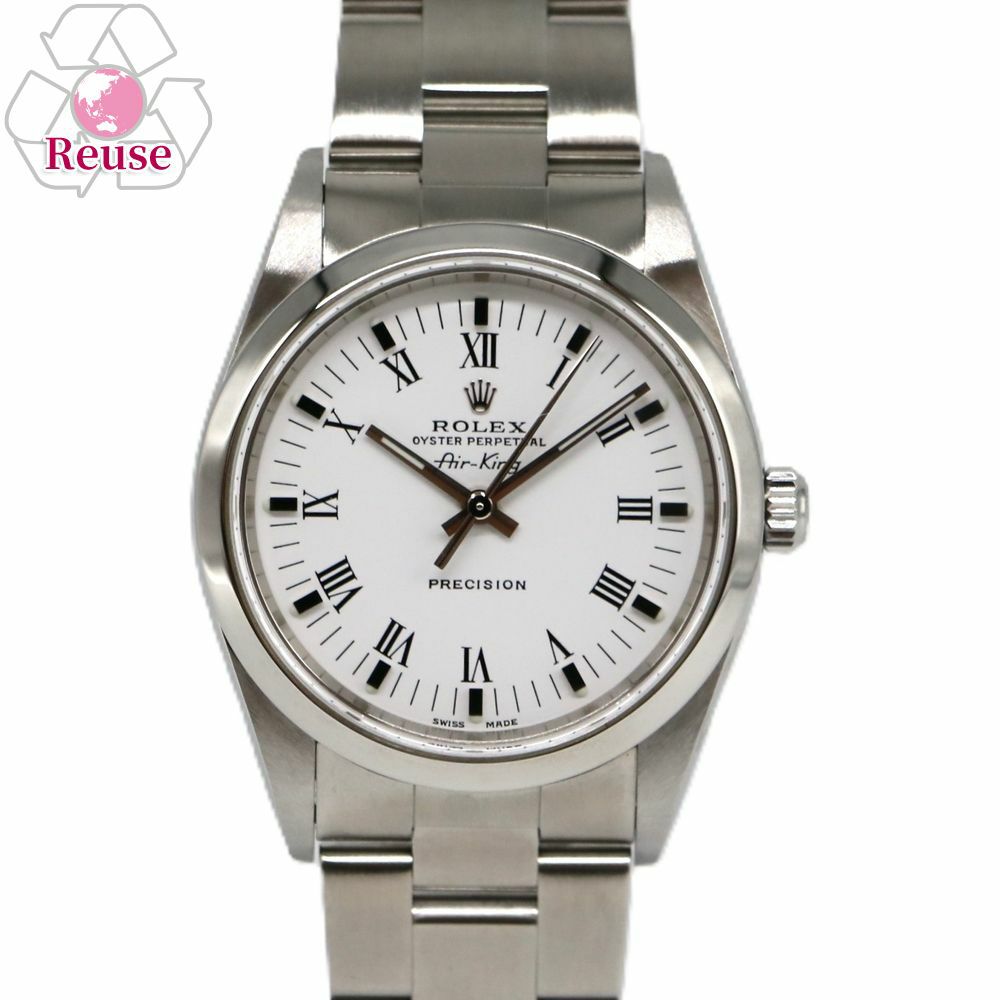 【リユース品】 ロレックス ROLEX 腕時計 メンズウォッチ エアキング 14000M シルバー 【お取り寄せ】