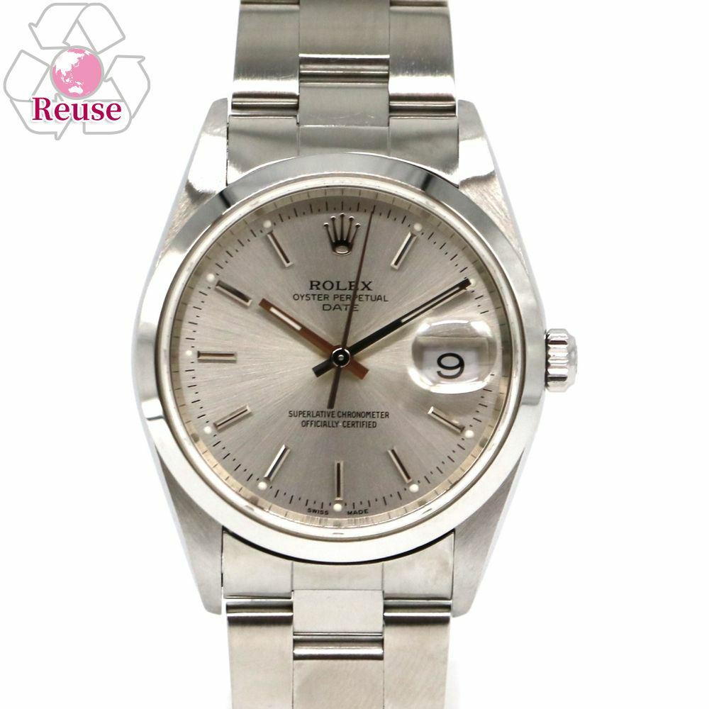 【リユース品】 ロレックス ROLEX 腕時計 メンズウォッチ オイスターパーペチュアルデイト 15200 シルバー 【お取り寄せ】