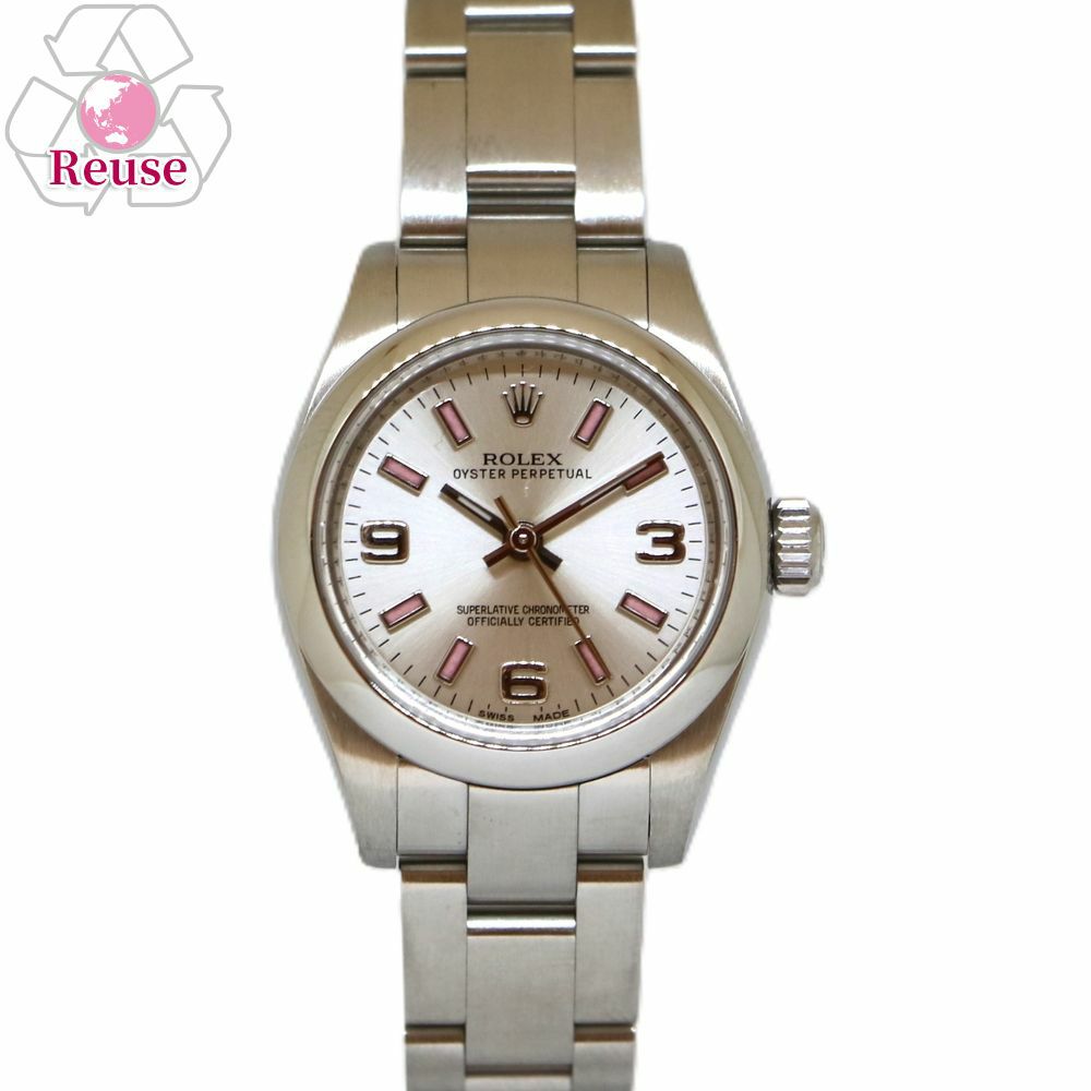 【リユース品】 ロレックス ROLEX 腕時計 レディースウォッチ オイスターパーペチュアル 176200 シルバー 【お取り寄せ】