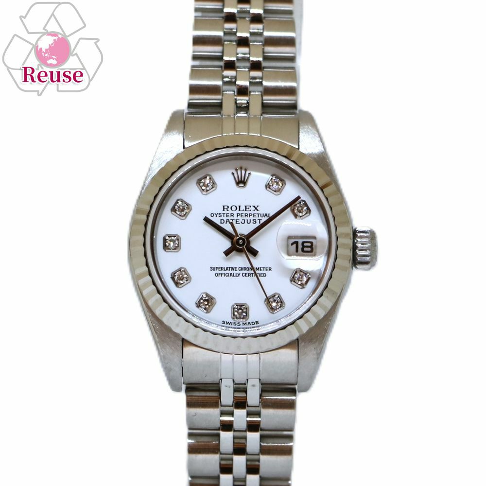 【リユース品】 ロレックス ROLEX 腕時計 レディースウォッチ デイトジャスト 79174G シルバー 【お取り寄せ】