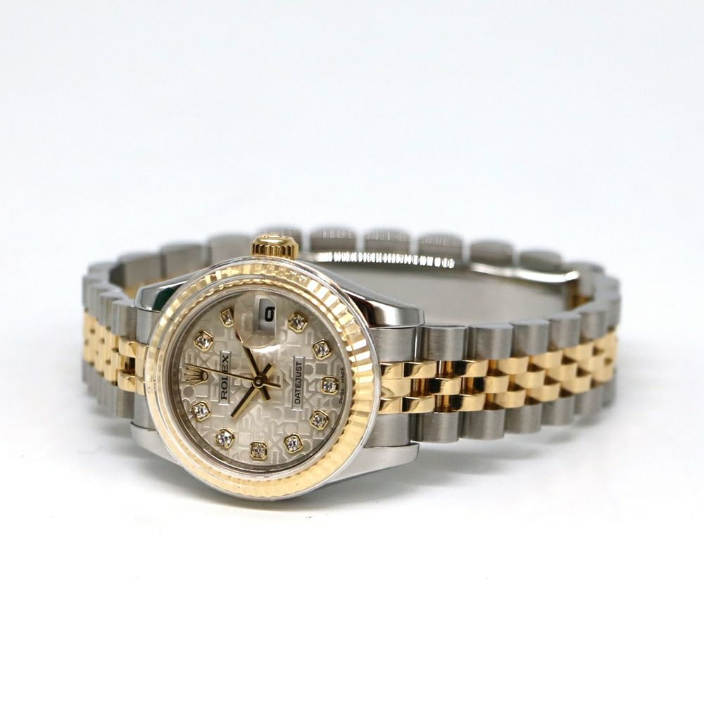 【リユース品】 ロレックス ROLEX 腕時計 レディースウォッチ デイトジャスト 179173G シルバー 【お取り寄せ】