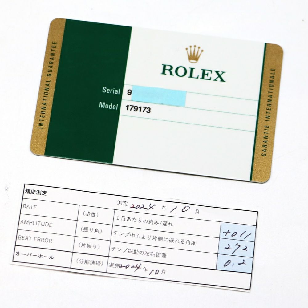 【リユース品】 ロレックス ROLEX 腕時計 レディースウォッチ デイトジャスト 179173G シルバー 【お取り寄せ】