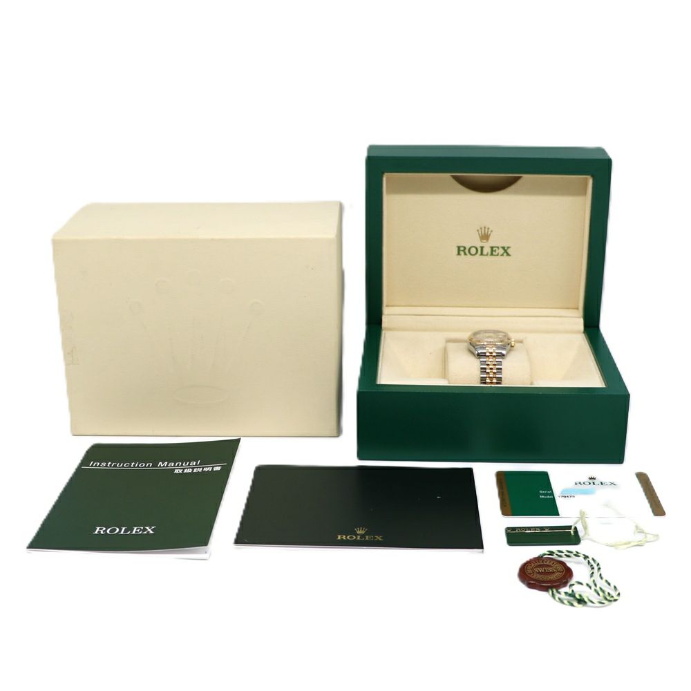 【リユース品】 ロレックス ROLEX 腕時計 レディースウォッチ デイトジャスト 179173G シルバー 【お取り寄せ】