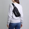 ジミーチュウ JIMMY CHOO ボディバッグ FINSLEY DNH 0258 BLACK/LATTE/GUNMETAL