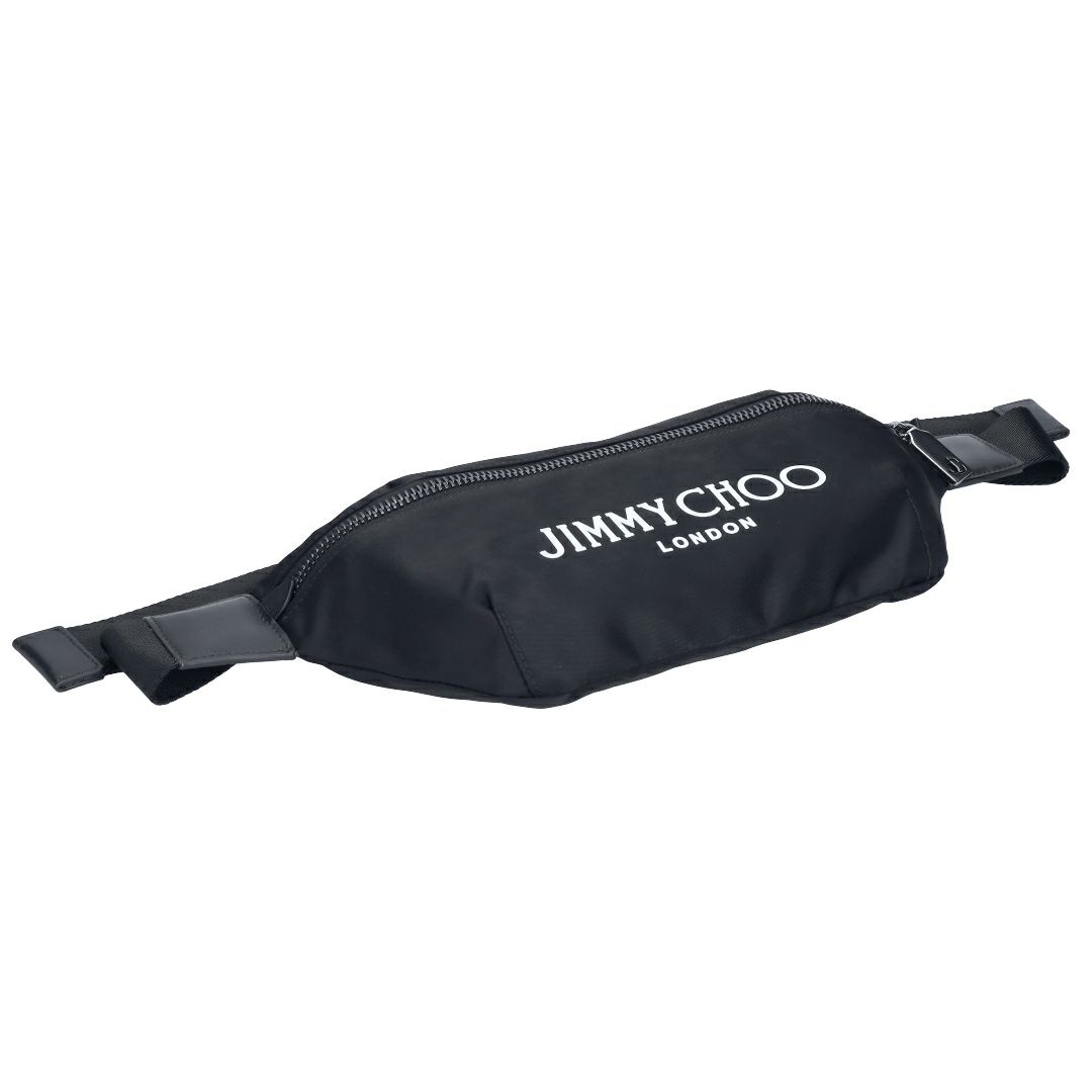 ジミーチュウ JIMMY CHOO ボディバッグ FINSLEY DNH 0258 BLACK/LATTE/GUNMETAL