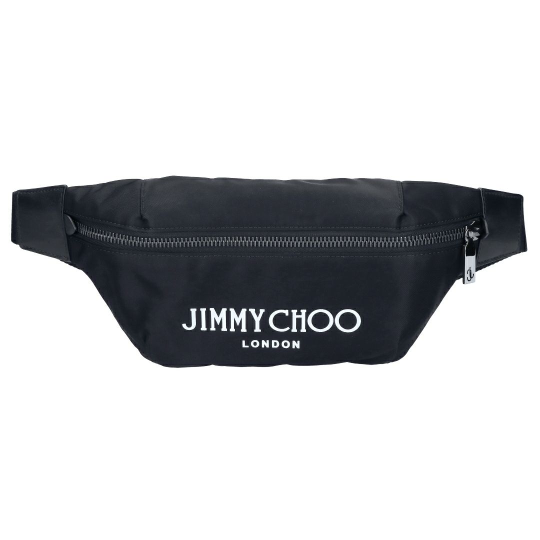 ジミーチュウ JIMMY CHOO ボディバッグ FINSLEY DNH 0258 BLACK/LATTE/GUNMETAL