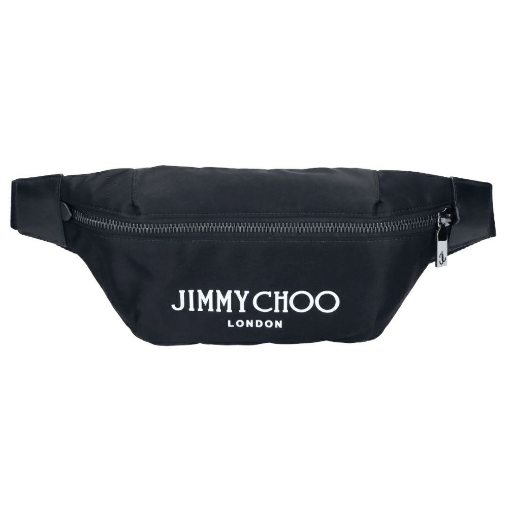 ジミーチュウ JIMMY CHOO ボディバッグ FINSLEY DNH 0258 BLACK/LATTE/GUNMETAL