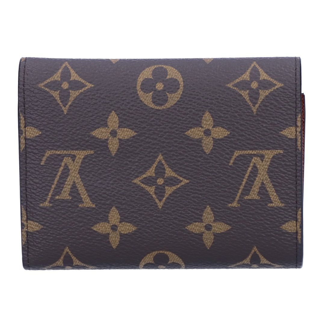 ルイヴィトン LOUIS VUITTON 折財布 三つ折り財布 コンパクトウォレット ポルトフォイユ・ヴィクトリーヌ M62472 ブラウン