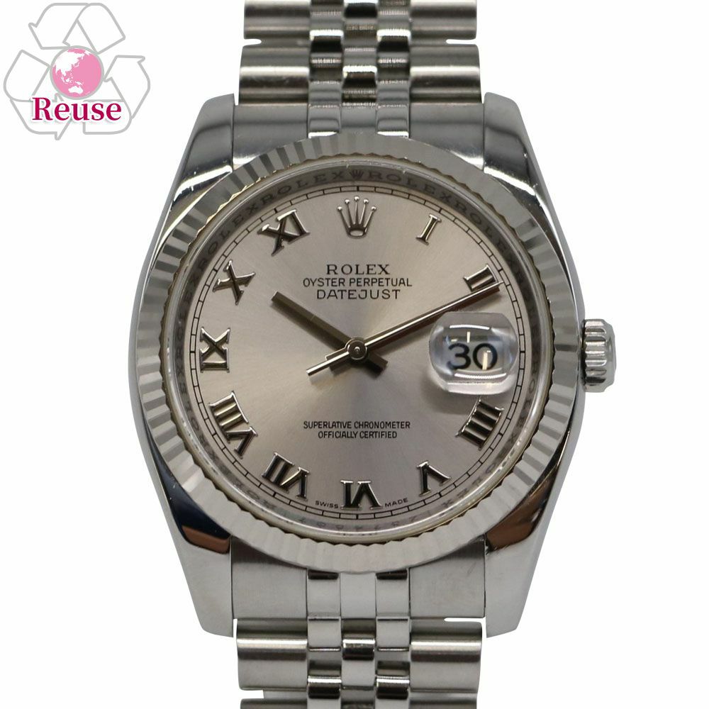 【リユース品】 ロレックス ROLEX 腕時計 メンズウォッチ デイトジャスト 116234 シルバー 【お取り寄せ】