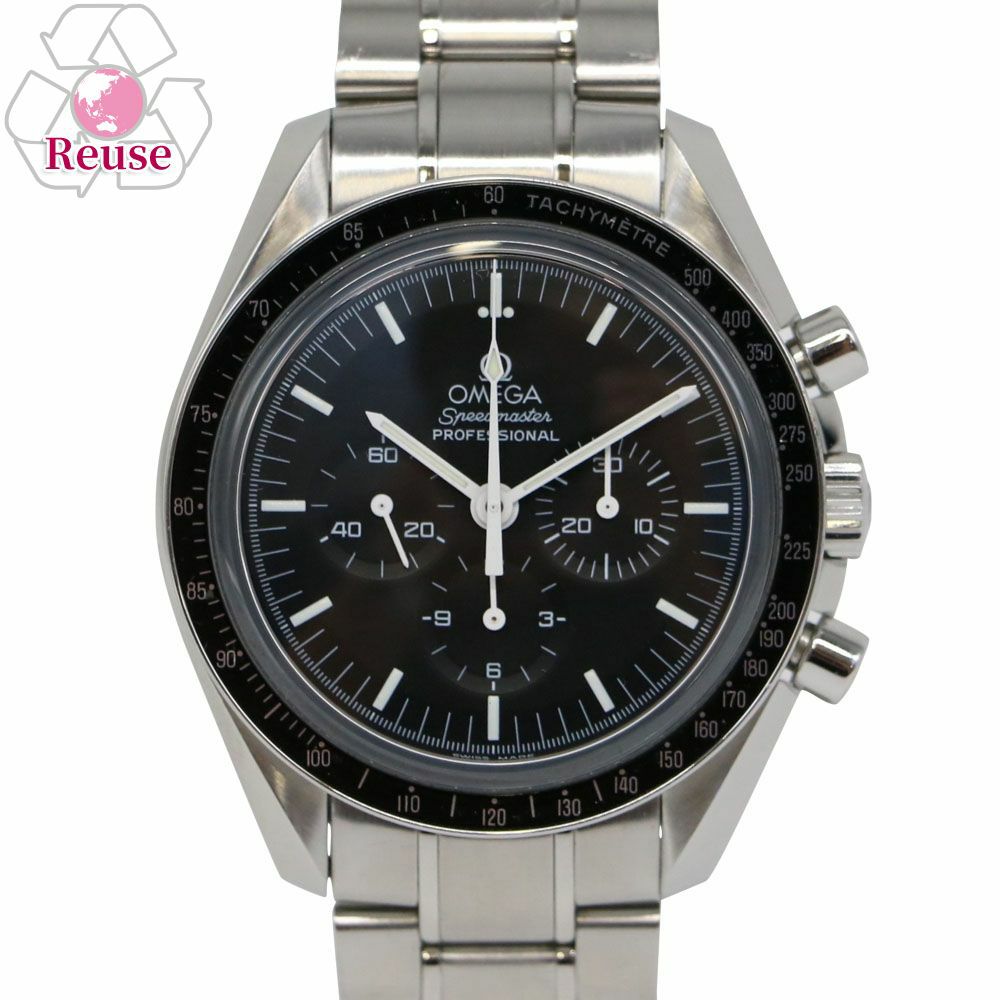 【リユース品】 オメガ OMEGA 腕時計 メンズウォッチ スピードマスタープロフェッショナル 3573.50 シルバー 【お取り寄せ】