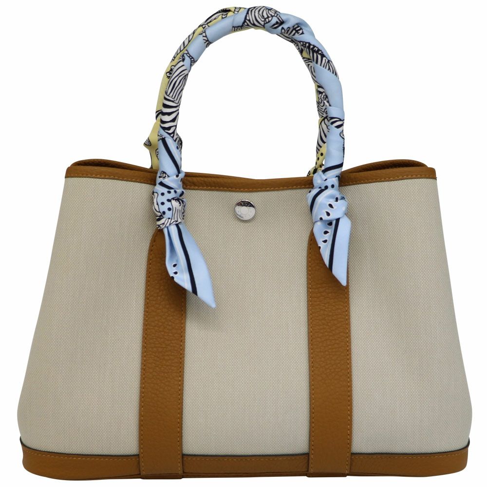 【リユース品】 エルメス HERMES バッグ ハンドバッグ ガーデンパーティTPM ベージュ 【お取り寄せ】