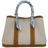 【リユース品】 エルメス HERMES バッグ ハンドバッグ ガーデンパーティTPM ベージュ 【お取り寄せ】