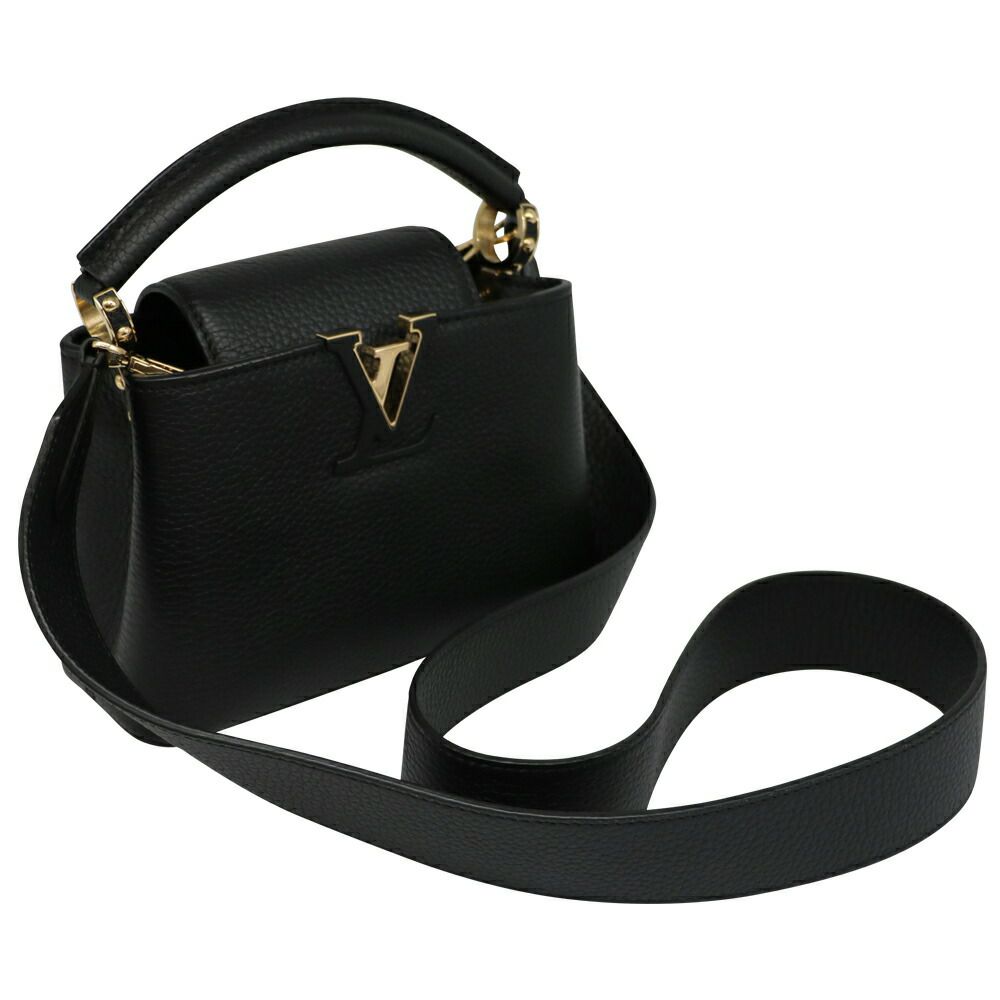 【リユース品】 ルイヴィトン LOUIS VUITTON バッグ ショルダーバッグ カプシーヌMINI M56071 ブラック 【お取り寄せ】