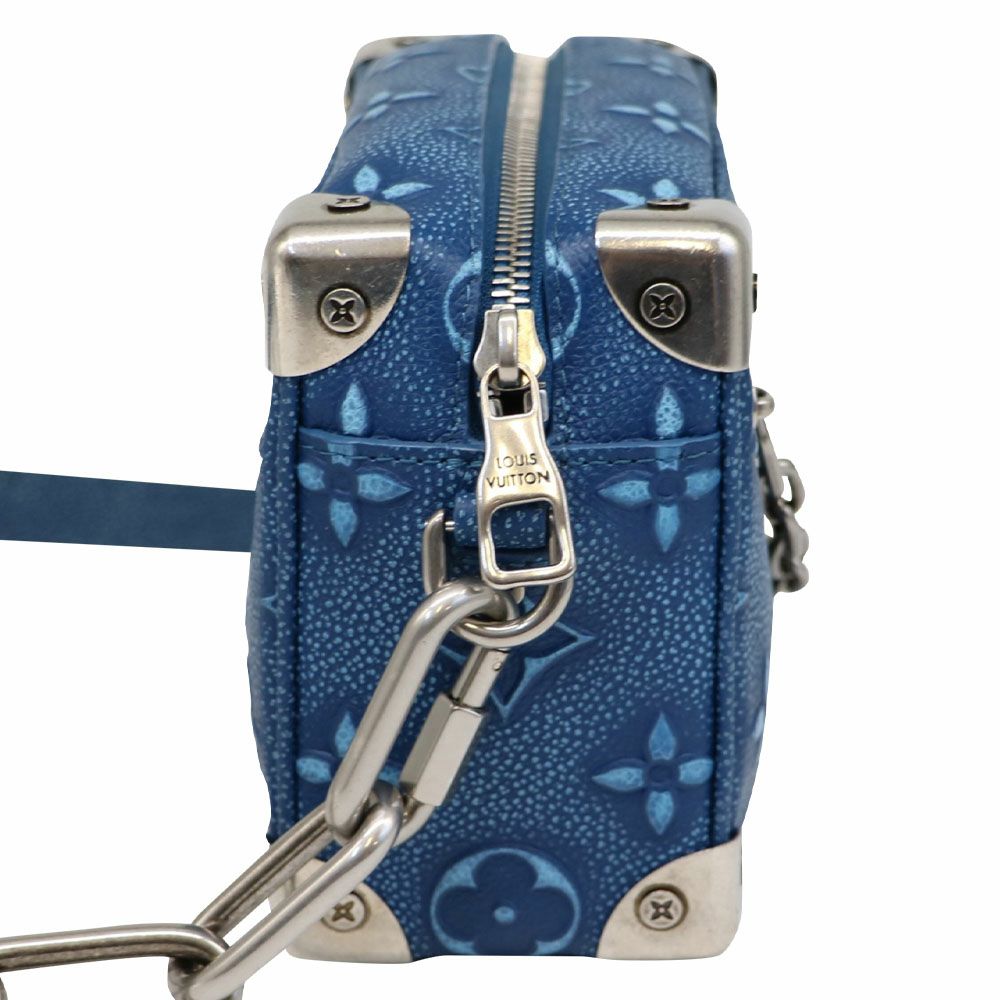 【リユース品】 ルイヴィトン LOUIS VUITTON バッグ ショルダーバッグ ミニソフトトランク M21368 ブルー 【お取り寄せ】