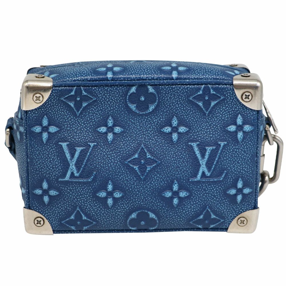 【リユース品】 ルイヴィトン LOUIS VUITTON バッグ ショルダーバッグ ミニソフトトランク M21368 ブルー 【お取り寄せ】