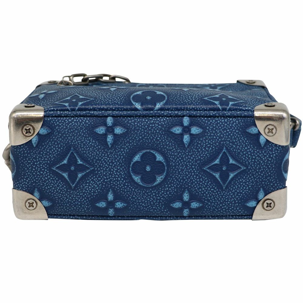 【リユース品】 ルイヴィトン LOUIS VUITTON バッグ ショルダーバッグ ミニソフトトランク M21368 ブルー 【お取り寄せ】