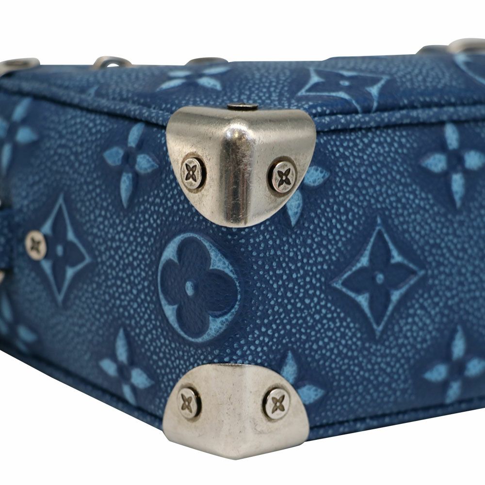 【リユース品】 ルイヴィトン LOUIS VUITTON バッグ ショルダーバッグ ミニソフトトランク M21368 ブルー 【お取り寄せ】