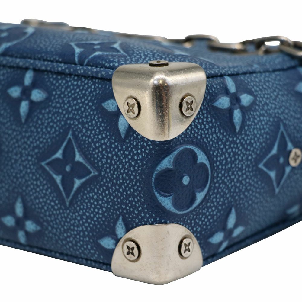 【リユース品】 ルイヴィトン LOUIS VUITTON バッグ ショルダーバッグ ミニソフトトランク M21368 ブルー 【お取り寄せ】