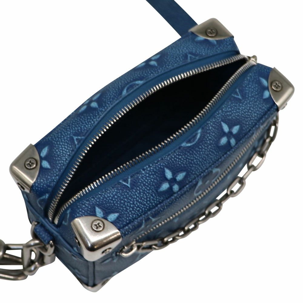 【リユース品】 ルイヴィトン LOUIS VUITTON バッグ ショルダーバッグ ミニソフトトランク M21368 ブルー 【お取り寄せ】