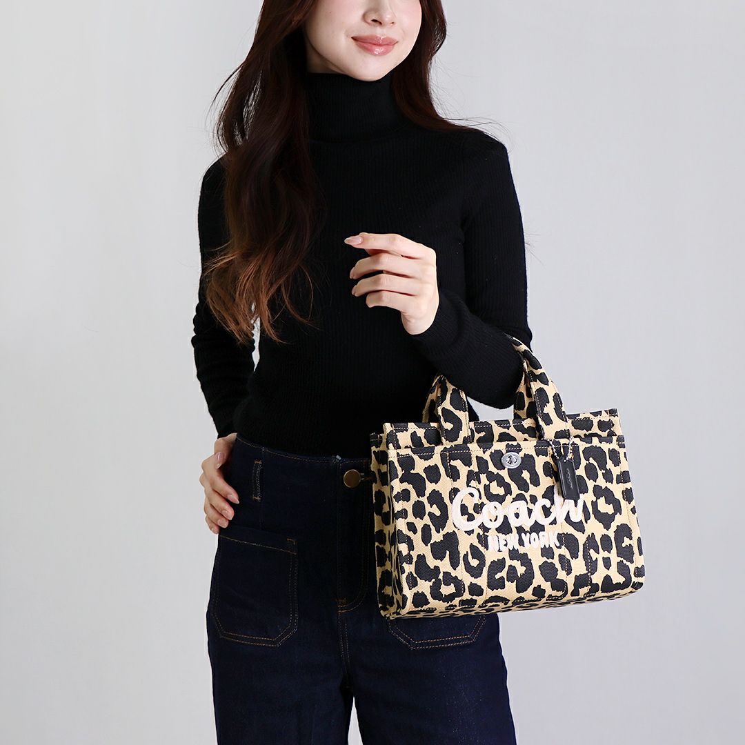 COACH スケッチ プリント カーゴ 2WAYバッグ COACH】Cargo Tote カーゴ 