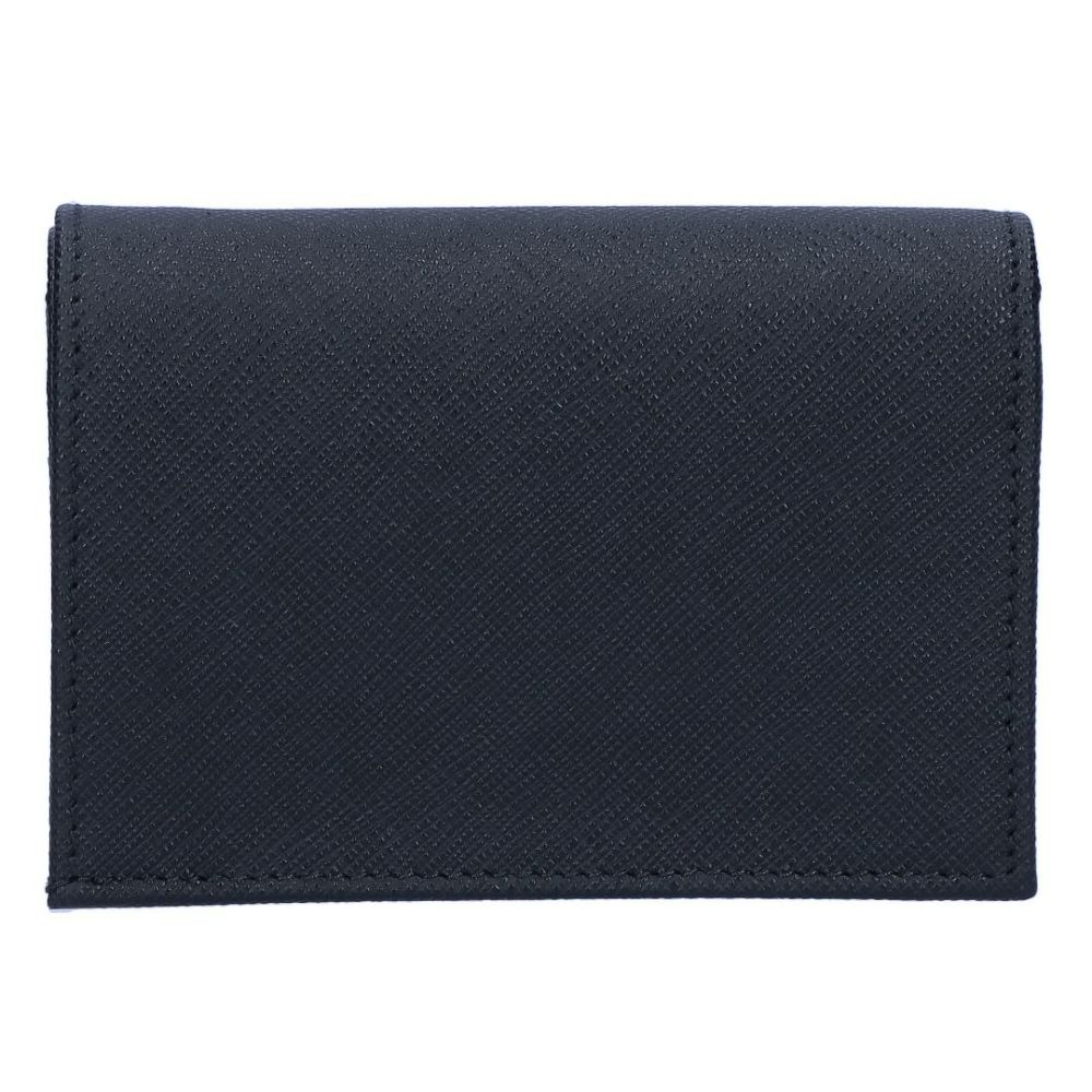 プラダ PRADA 折財布 二つ折財布 コンパクトウォレット SAFFIANO TRIANG サフィアーノトライアングル 1MV021 QHH F0002 NERO