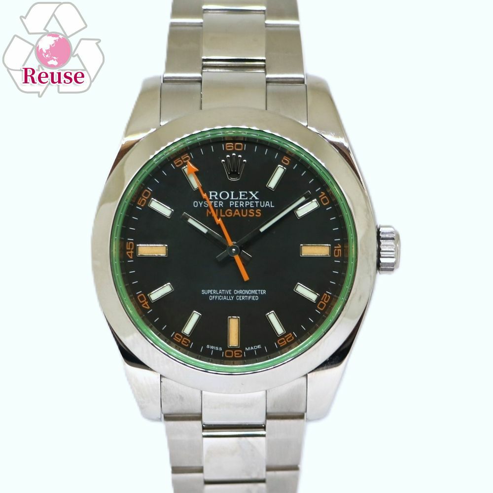 【リユース品】 ロレックス ROLEX 腕時計 メンズウォッチ ミルガウス 116400GV シルバー 【お取り寄せ】