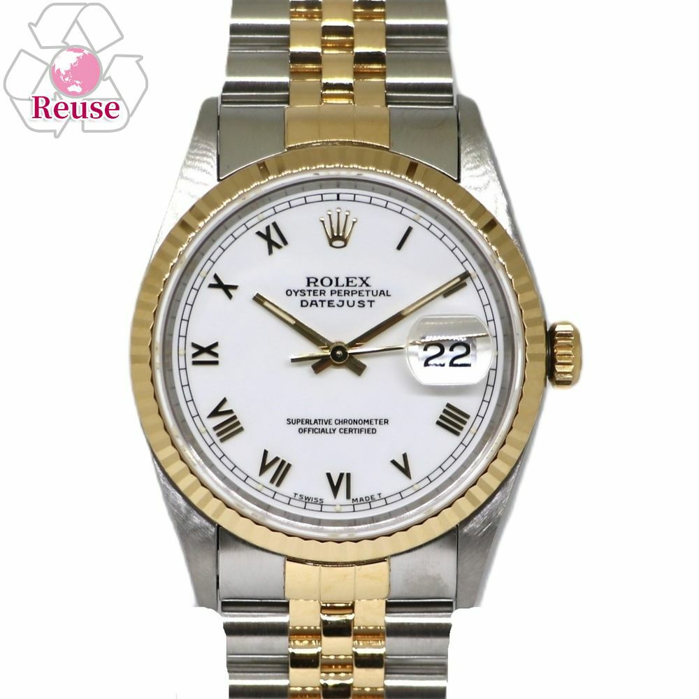 【リユース品】 ロレックス ROLEX 腕時計 メンズウォッチ デイトジャスト 16233 シルバー 【お取り寄せ】