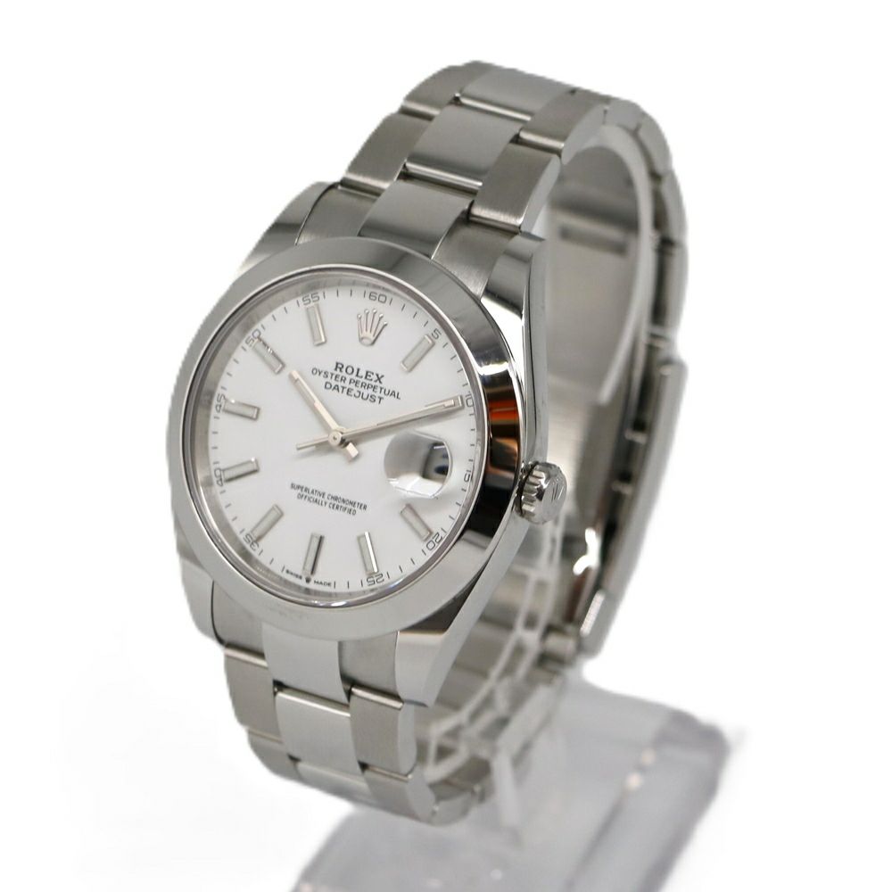 【リユース品】 ロレックス ROLEX 腕時計 メンズウォッチ デイトジャスト 126300 シルバー 【お取り寄せ】