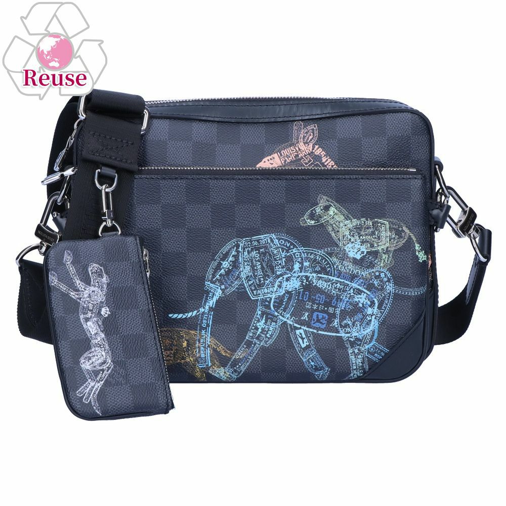 【リユース品】 ルイヴィトン LOUIS VUITTON バッグ ショルダーバッグ トリオ メッセンジャー? N58040 グレー 【お取り寄せ】