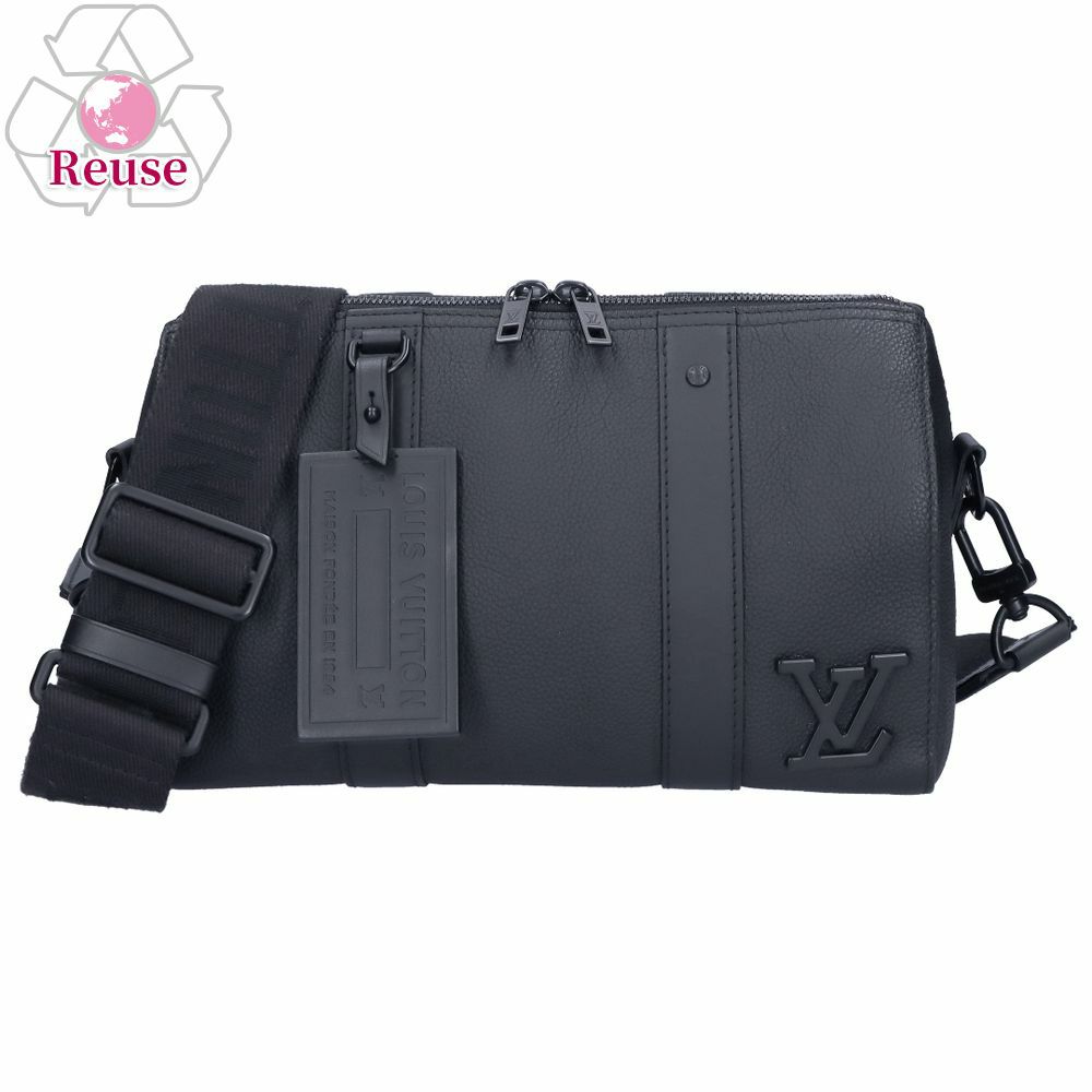 【リユース品】 ルイヴィトン LOUIS VUITTON バッグ ショルダーバッグ シティ・キーポル アエログラム M59255 ブラック 【お取り寄せ】