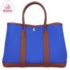 【リユース品】 エルメス HERMES バッグ ハンドバッグ ガーデンパーティTPM ブルー 【お取り寄せ】