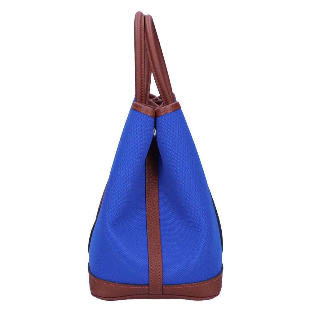 【リユース品】 エルメス HERMES バッグ ハンドバッグ ガーデンパーティTPM ブルー 【お取り寄せ】